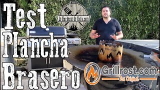 Test de la plaque de Feu de Grillrost lors dune Tacos Party [upl. by Boynton339]