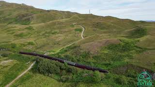 Watch the Hogwarts Express on a scenic journey in the Scottish Highlands [upl. by Oinegue]