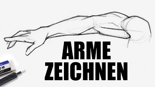 Arme RICHTIG zeichnen  Anatomie für Anfänger [upl. by Lawtun375]