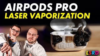 Apple Airpods Pro VAPORIZED by Fiber Laser [upl. by Om846]