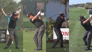 PHIL MICKELSON  2014 HONDA CLASSIC PRO AM GOLF SWING FOOTAGE  REG amp SLOW MOTION 1080p HD [upl. by Enelyw]