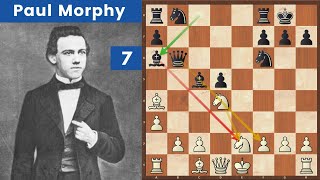 Mead vs Morphy  Il Colonnello Gioca a3 contro Morphy  Partite Commentate di Scacchi  Paul Morphy [upl. by Frame]