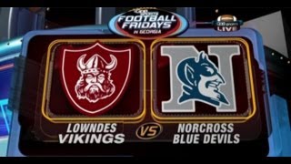 GHSA Quarterfinal Norcross vs Lowndes  Nov 29 2013 [upl. by Nnayrb]