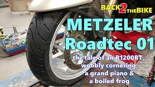 Metzeler RoadTec 01 solved my Righthand bend problem [upl. by Ennirak]