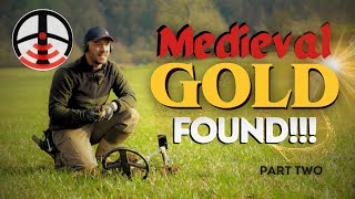 Metal Detecting UK  Amazing Medieval Gold Found [upl. by Allenrad]