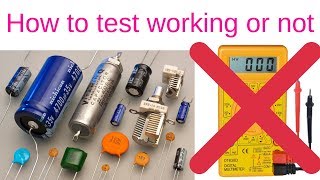 how to test a capacitor without multimeter [upl. by Irfan949]