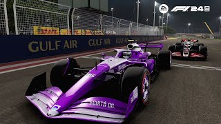 F1 24  100 RACE LENGTH MY TEAM CAREER MODE SEASON 2  RACE 1 BAHRAIN GRAND PRIX [upl. by Dayna908]