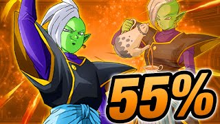 SUPER DISAPPOINTING EVEN A SUPER CLASS ENEMY DOESNT SAVE 55 PHY ZAMASU Dokkan Battle [upl. by Nairrod]