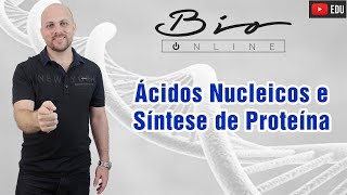 ÁCIDOS NUCLEICOS E SÍNTESE PROTEICA [upl. by Reiche421]