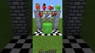 Smallest Gaps Test vs Different Mobs in Minecraft meme minecraft short [upl. by Kire]