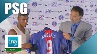 Nicolas Anelka  nouvel attaquant du PSG  Archive INA [upl. by Sirac]