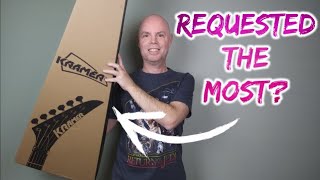 My Most Requested Guitar Kramer Baretta Special Unboxingincluding special guests guitarreview [upl. by Yvor]