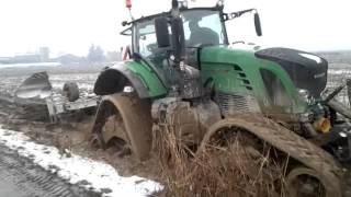 Fendt 939 on T Due Tracks Extreme Conditions [upl. by Dera846]