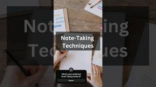 NoteTaking Techniques notes productivity studymotivation digitalplanner school exam student [upl. by Ailegna]