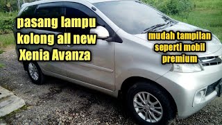 cara pasang lampu kolong Xenia Avanza 2013 mudah banget [upl. by Brower]