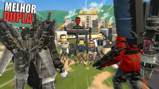 A melhor Dupla contra todos Skibidi Toilet no Gmod [upl. by Eldin]