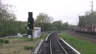 SBahn Berlin 2023 Linie S7  Führerstandsmitfahrt [upl. by Enaid593]