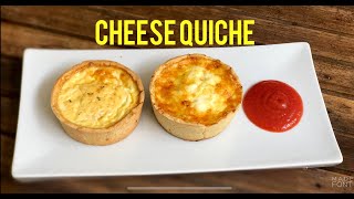 CHEESE QUICHE ALA STARBUCKS OVEN TANGKRING amp OVEN LISTRIK [upl. by Ikkiv]