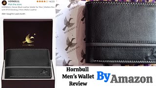 Hornbull Mens wallet by Amazon  Review unboxing [upl. by Burck791]