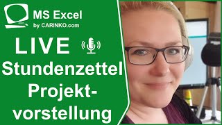 Indra Kohl Live  Ausblick 2024 und Projektvorstellung Stundenzettel  carinkocom [upl. by Feliks]