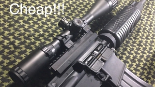 Ultra Cheap AR15 Scope Riser Mount [upl. by Liddy530]