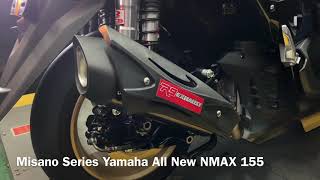 R9 Exhaust  Misano Series  Yamaha All New NMAX 155 [upl. by Ahsena]