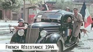 French Résistance in 1944 in color and HD [upl. by Itsirc]