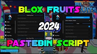 BLOX FRUITS SCRIPT  BLOX FRUITS SCRIPT PASTEBIN NO KEY  BLOX FRUITS SCRIPT PC  AUTO FARM [upl. by Oinota387]