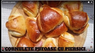 Cornuri pufoase cu piersici [upl. by Laure]