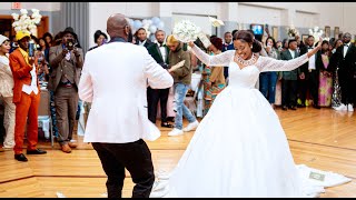 Congolese Wedding Entrance Dance  Super Tshim Acceleration Denver CO [upl. by Elnukeda]