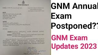 GNM Exam Updates 2023 [upl. by Leiad]