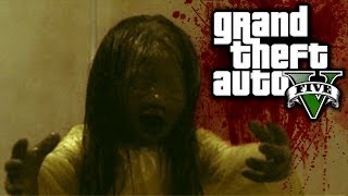 GTA V ONLINE  MISTERIO quot MUJER ENDEMONIADA SE SUICIDA quot Elisa Lam  Galgo96ESP [upl. by Ardnassela193]