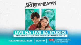 Kapuso ArtisTambayan Marco Masa and Ashley Sarmiento [upl. by Neitsirk]