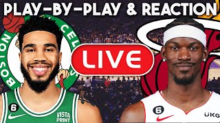 Boston Celtics vs Miami Heat Game 6 LIVE PlayByPlay amp Reaction [upl. by Esmond32]