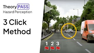 Hazard perception test  The 3 Click Method [upl. by Halas]