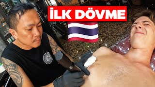 İLK DÖVMEMİ Taylandda Yaptırdım 🇹🇭 [upl. by Lainahtan]