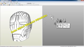 Tutorial dasar pepakura designer bahasa Indonesia 1 [upl. by Rae]