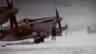 RED TAILS P51 mustangs Authentic footage with dubbed sound [upl. by Adnelg]