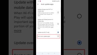 Auto Update app off autoaudateapp apps playstoreautoupdate vishaljey shortvideo shorts [upl. by Olegnaleahcim]