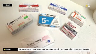 Tramadol et codéine seront prescrits sur ordonnance sécurisée Objectif  éviter les abus [upl. by Bej]