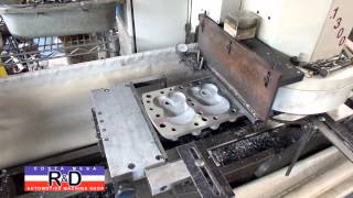 Aluminum Cheater Cylinder Head Resurfacing  Costa Mesa RampD Automotive Machine Shop [upl. by Vasya]