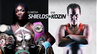 VOYO  Claressa Shields vs Ema Kozin  5 2 ob 2030 [upl. by Zeni]