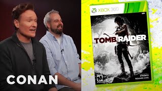 Conan OBrien Reviews quotTomb Raiderquot  Clueless Gamer  CONAN on TBS [upl. by Immat122]