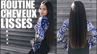 Ma routine pour lisser mes cheveux ELLE x Maile Akln [upl. by Emia]