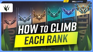 How to CLIMB EACH RANK amp ESCAPE YOUR ELO as JUNGLE  League of Legends [upl. by Esra]