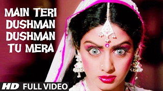 Main Teri Dushman Dushman Tu Mera Video Song  Nagina  Lata Mangeshkar  Rishi Kapoor Sridevi [upl. by Akehs]