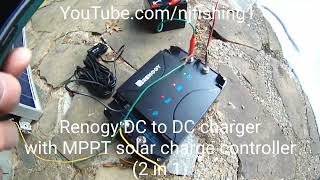 testing Renogy 50 amp DC to DC charger with MPPT solar charge controller explained [upl. by Sset]