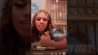 Jaliyahma IG Live  Did She Cheat 8921 [upl. by Knudson]