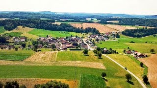 Drone Views of Switzerland in 4k Lugnez Bonfol amp Vendlincourt Ajoie  Jura [upl. by Keraj868]