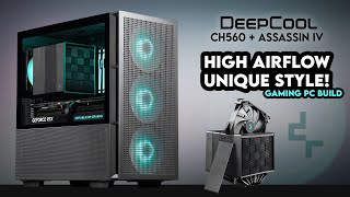 The Deepcool CH560 amp Assassin IV SLAYS  High Airflow Gaming PC Build  Strix RTX 4080 i7 13700K [upl. by Lyndon]